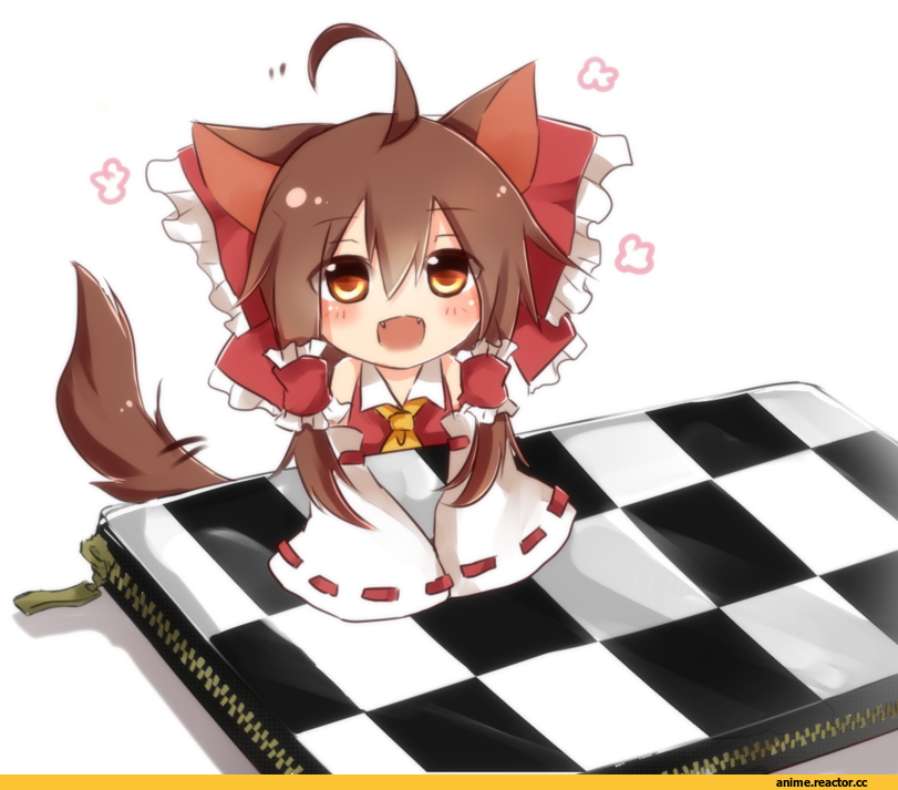 Touhou Project, Hakurei Reimu, Inumimi, Animal Ears, Anime
