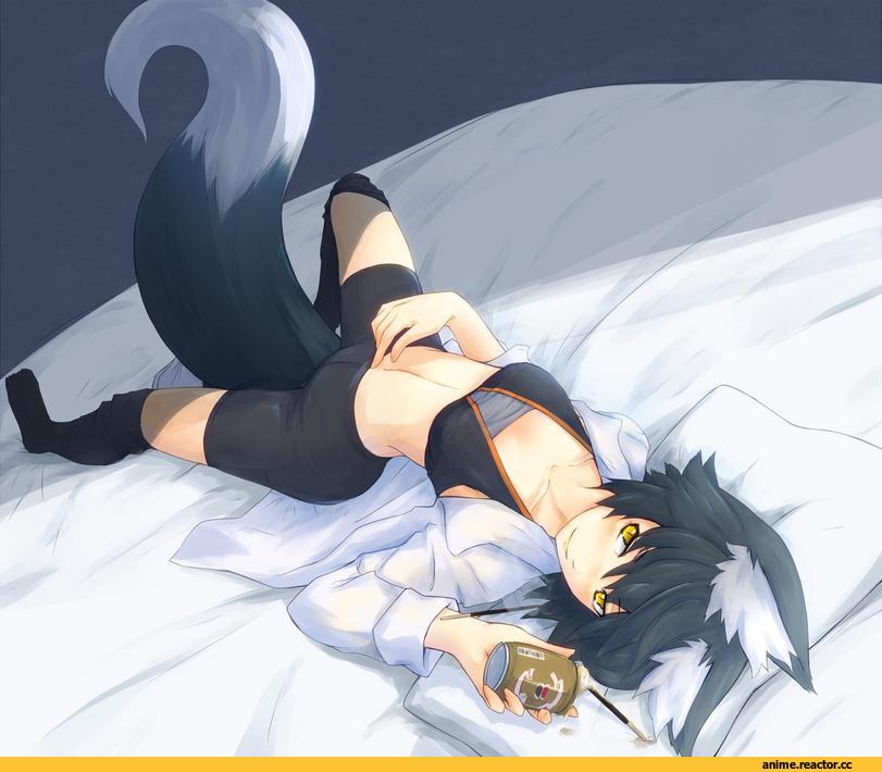 Shirogane Usagi, nanashi, Animal Ears, Kitsune, Anime