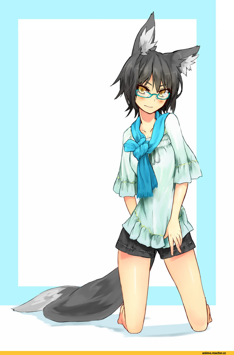 Shirogane Usagi, Animal Ears, Kitsune, nanashi, Anime