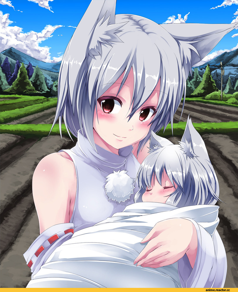Touhou Project, Inubashiri Momiji, Inumimi, Animal Ears, Anime