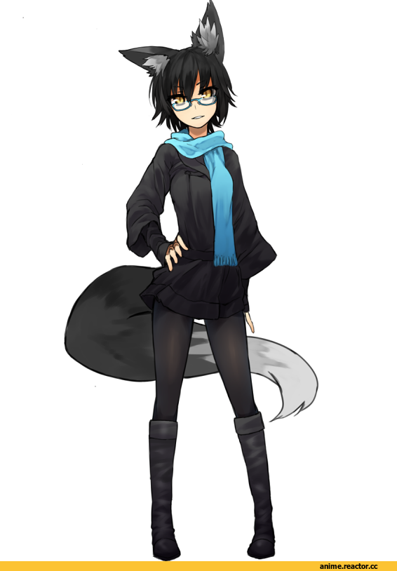 Shirogane Usagi, Kitsune, Animal Ears, nanashi, Anime Original, Anime