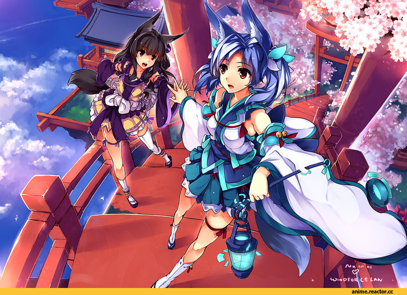 Anime Original, Kitsune, Animal Ears, Anime