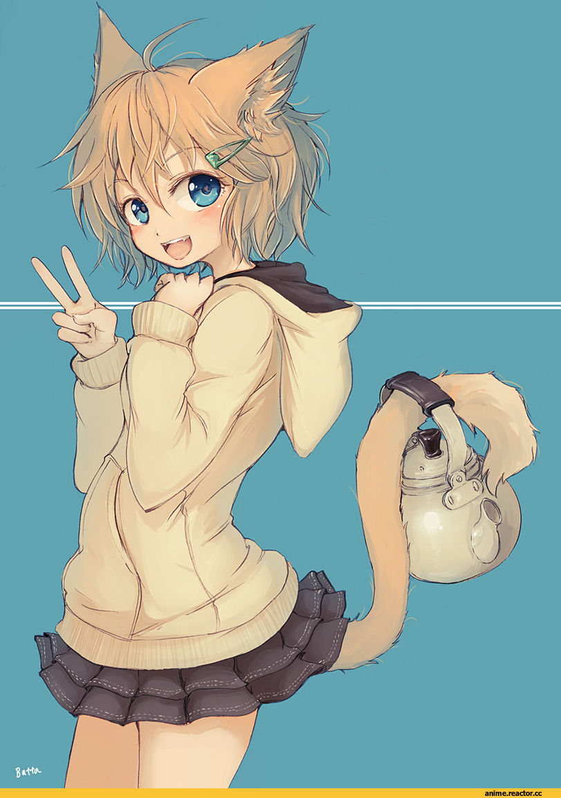 Anime Original, neko, Animal Ears, в комментах ещё одна, Anime