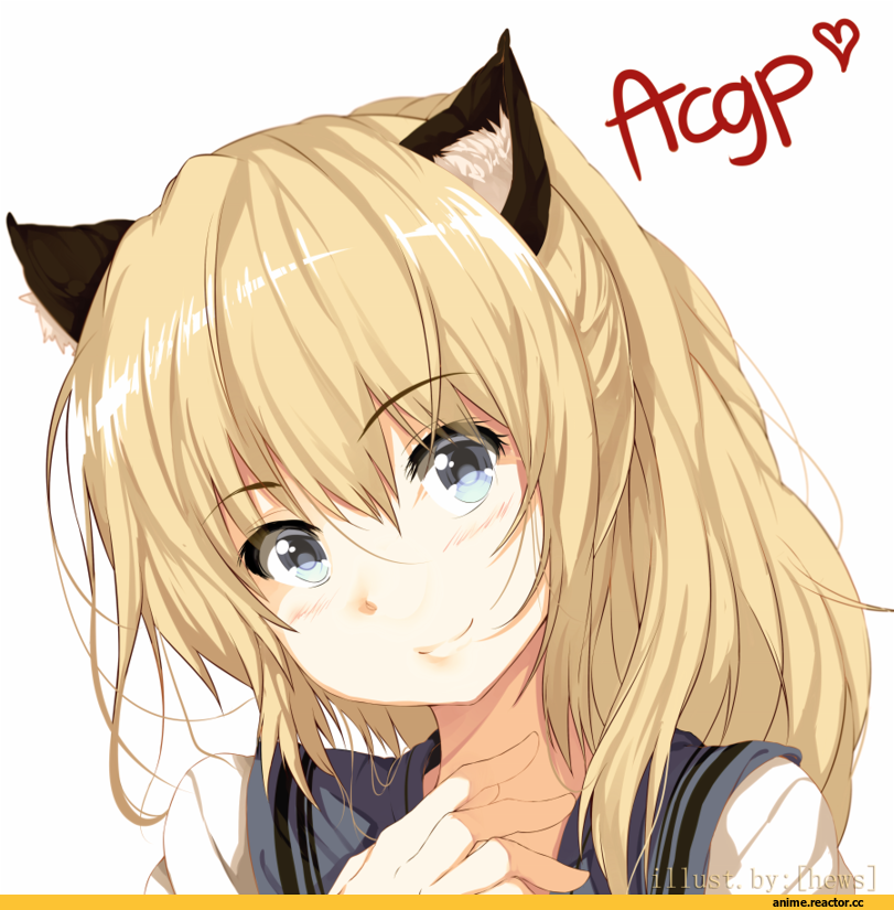 Anime Original, neko, Animal Ears, Hews, Anime