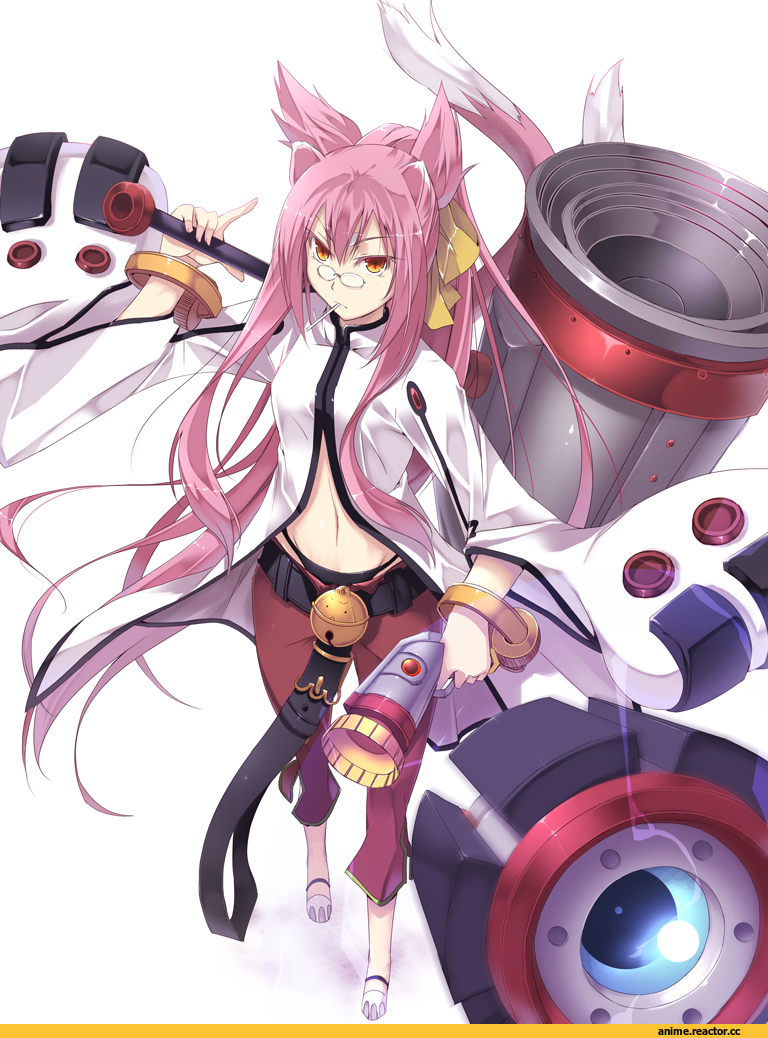 Blazblue, Игры, Kokonoe, Animal Ears, Неко, Anime