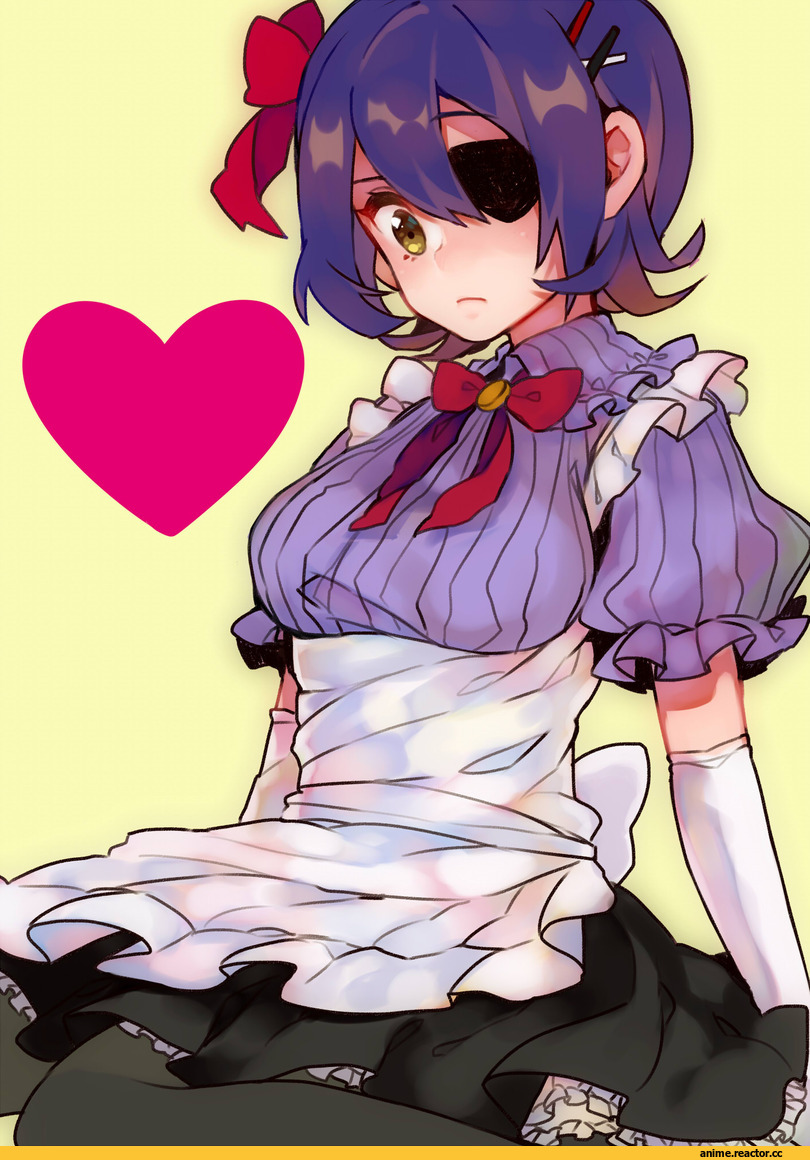 Tenryuu, Kantai Collection, Maid, Anime