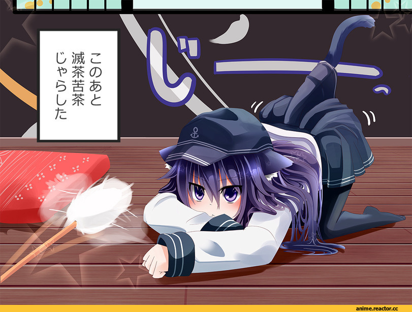 Kantai Collection, neko, Animal Ears, Akatsuki, Anime