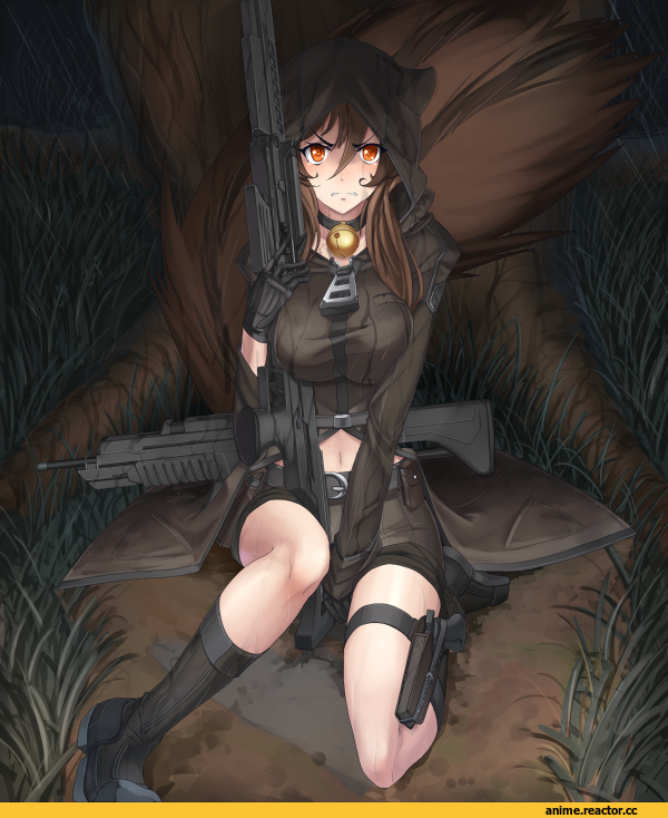 Senjou no Electro Girl, Опасные Няшки, Animal Ears, Risumimi, Anime Няши, Anime