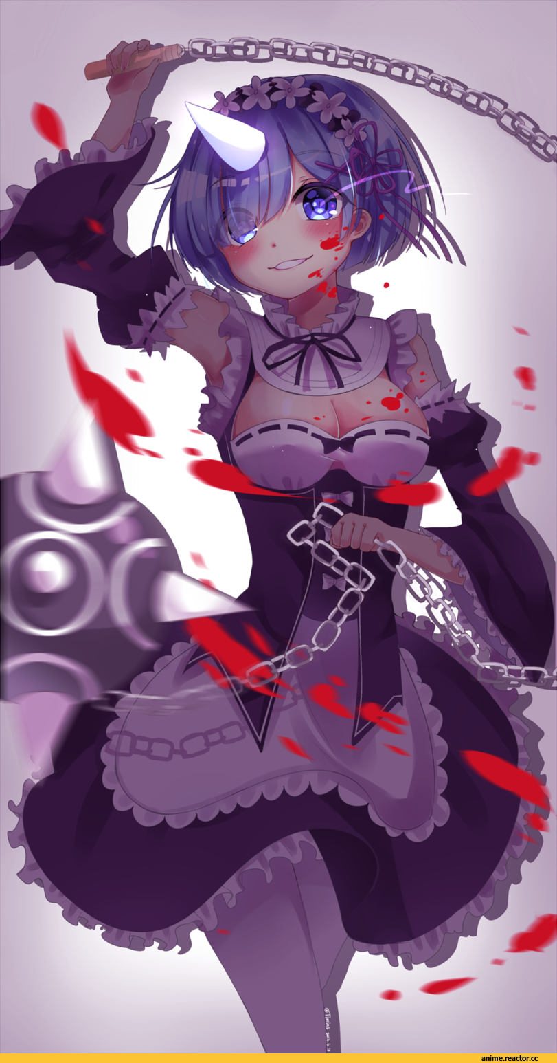 Re Zero Kara Hajimeru Isekai Seikatsu, Rem (re zero), timins, Anime