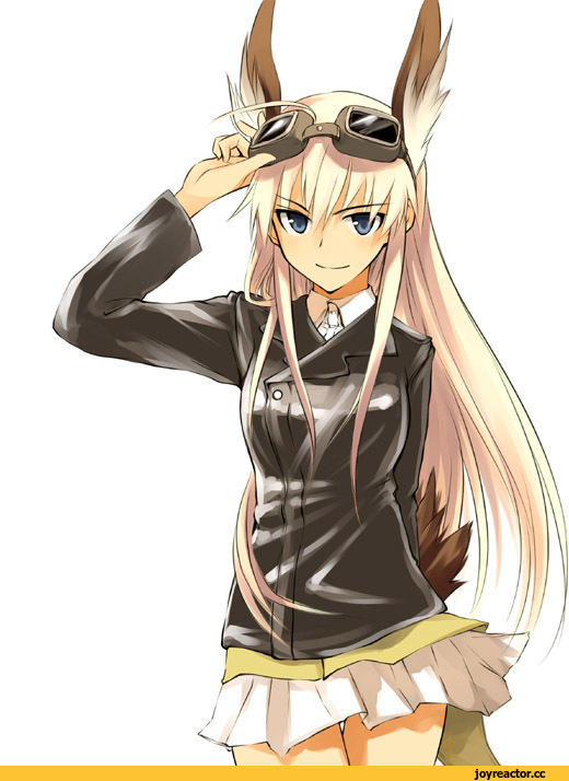 Anime Art, Anime Original, Kitsune, Animal Ears, Hanna-Justina Warja Rosalind Sieglinde Marseille, Strike Witches, Strike Witches (Anime), Anime