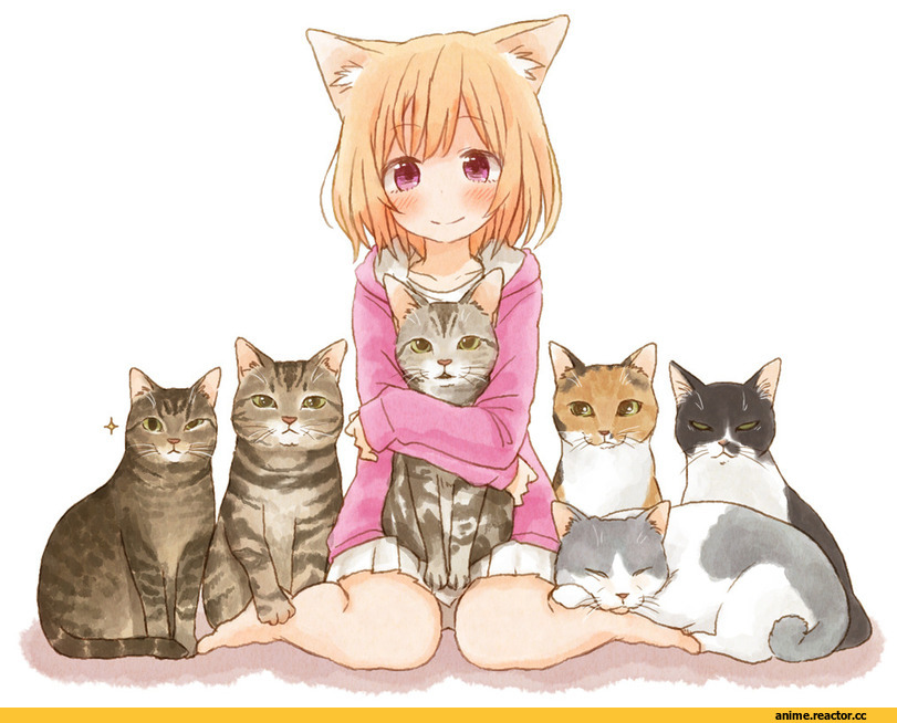 Anime Original, neko, Animal Ears, Anime