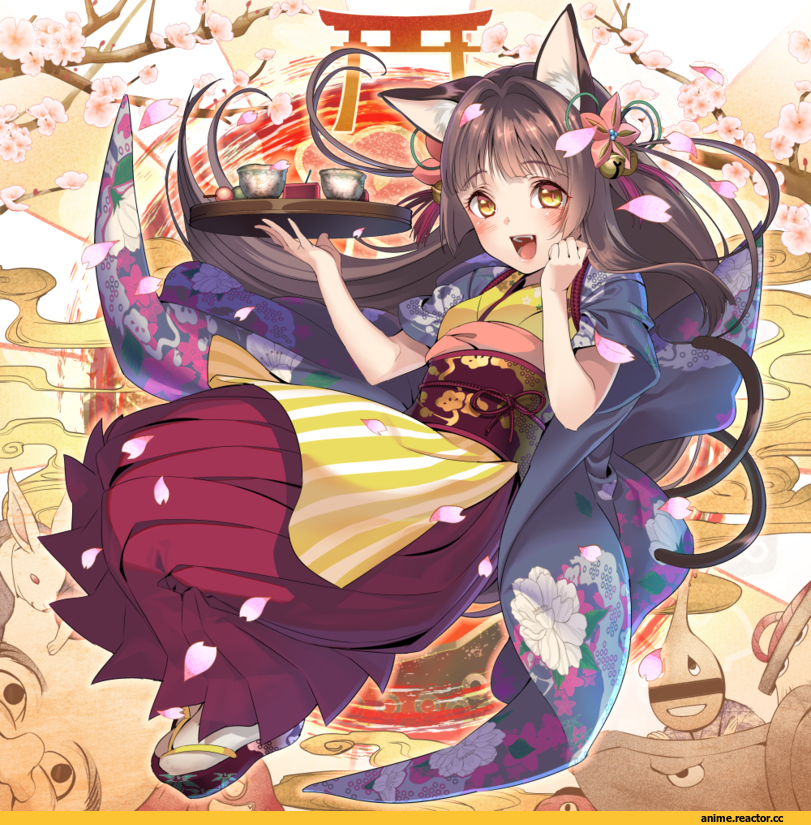 Anime Original, neko, Animal Ears, Nekomata, Koyoi Mitsuki, Anime