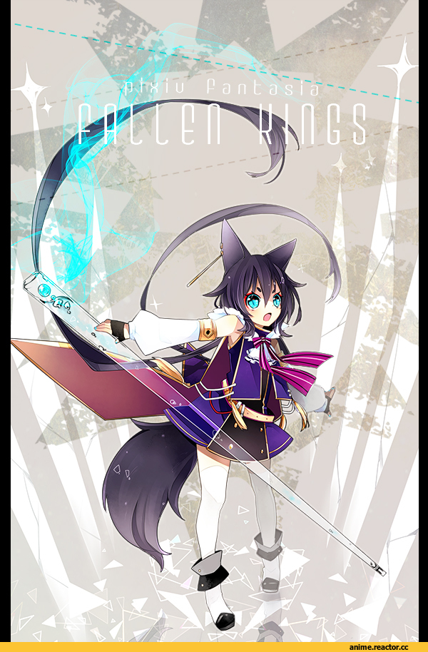 Anime Original, Pixiv Fantasia Fallen Kings, Kitsune, Animal Ears, Anime