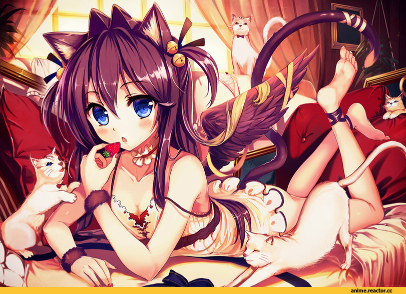 Animal Ears, neko, Anime Original, Anime