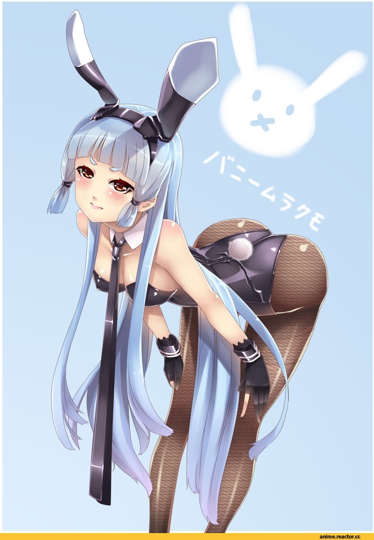 Murakumo, Kantai Collection, Usagimimi, Animal Ears, Anime