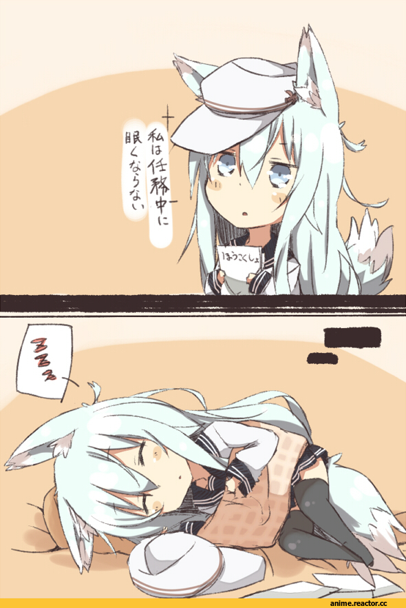 Kantai Collection, Animal Ears, ещё в комментариях, Kitsune, verniy (kantai collection), Anime