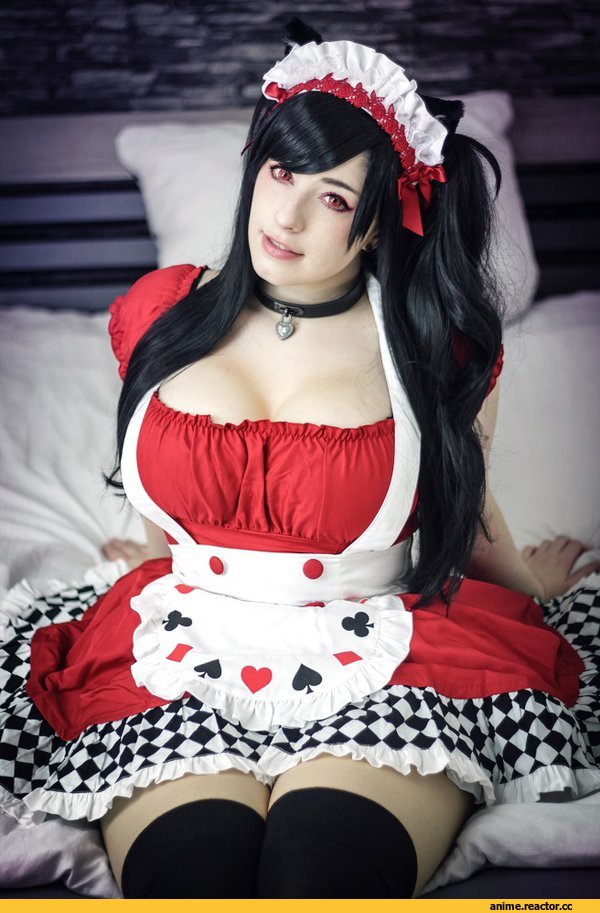 Maid, nekomimi, Animal Ears, #Cosplay, разное, Anime Cosplay, K-A-N-A, Anime