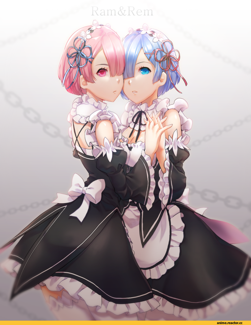 Re Zero Kara Hajimeru Isekai Seikatsu, Rem (re zero), Ram (Re Zero), lave2217, продолжение в комментариях, y.i. (lave2217), Anime