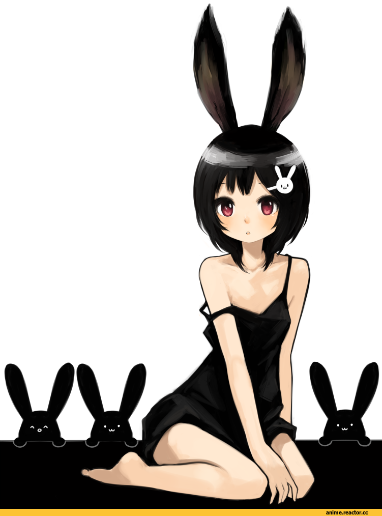 Anime Original, yami shoujo, Usagimimi, Animal Ears, Anime