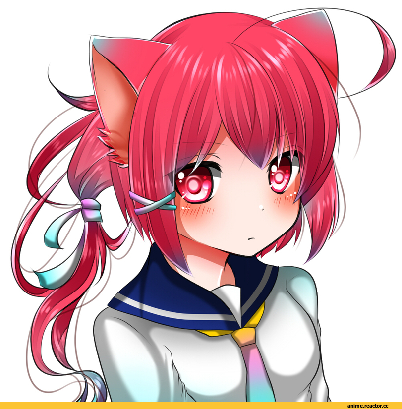 Kantai Collection, I-168, Неко, Animal Ears, Anime