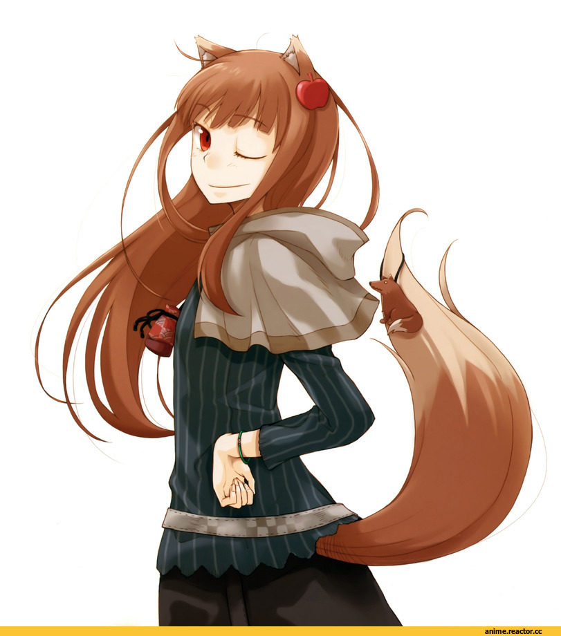 Horo, Spice and Wolf, Inumimi, Animal Ears, Кликабельно, большие картинки, Anime
