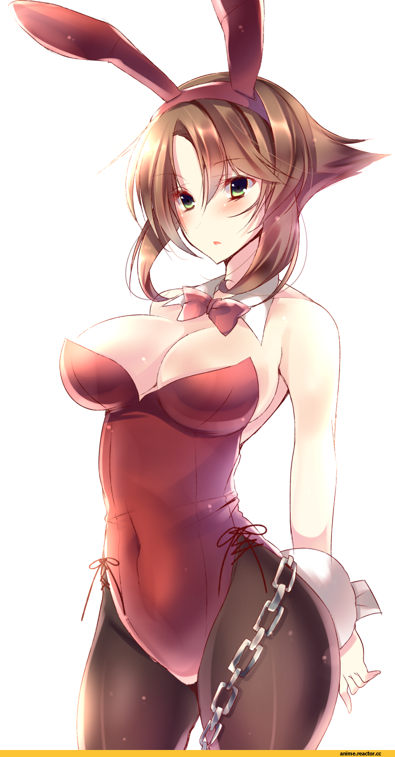Mutsu (Kantai Collection), Kantai Collection, type (artist), Animal Ears, Usagimimi, Anime