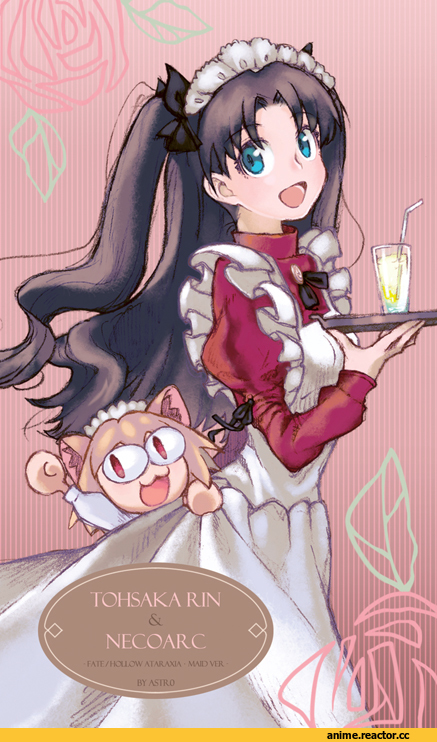Fate (series), Rin Tohsaka, nekoarc, Maid, Anime