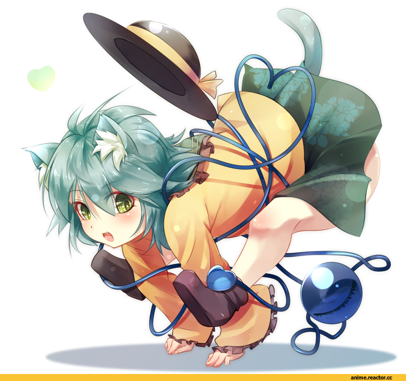 Touhou Project, Komeiji Koishi, neko, Animal Ears, Anime