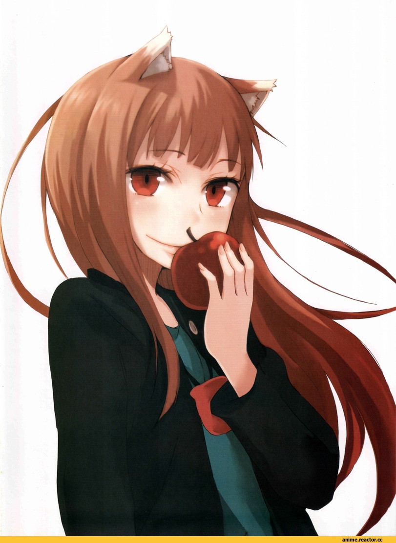 Holo, Spice and Wolf, Inumimi, Animal Ears, большие картинки, Кликабельно, Anime