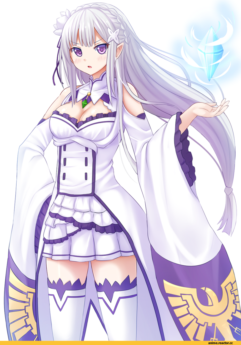 Re Zero Kara Hajimeru Isekai Seikatsu, Emilia (re zero), Kazenokaze, Anime Art, Anime