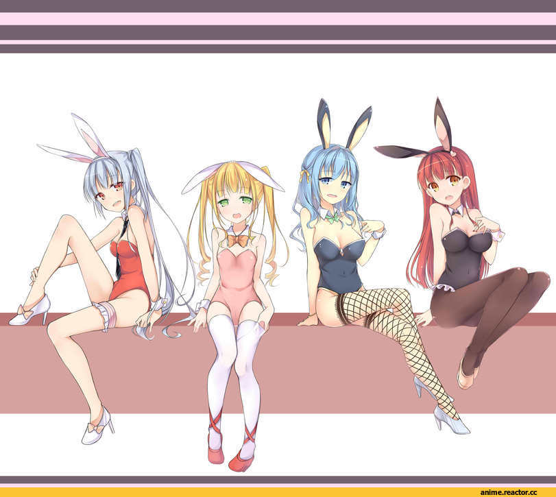 Anime Original, Animal Ears, Usagimimi, Кликабельно, Anime