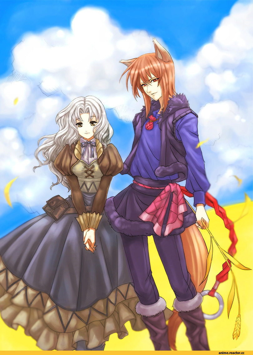 Holo, Spice and Wolf, Inumimi, Animal Ears, Kraft Lawrence, параллельная вселенная, r63, Anime