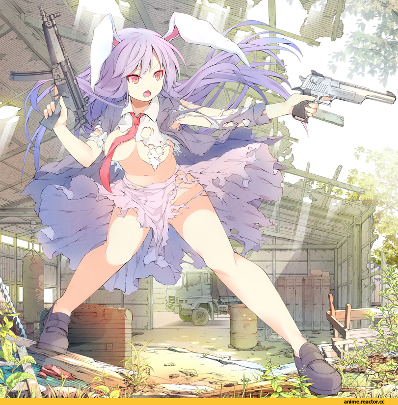 Touhou Project, Reisen Udongein Inaba, Usagimimi, Animal Ears, Опасные Няшки, Anime Няши, Anime
