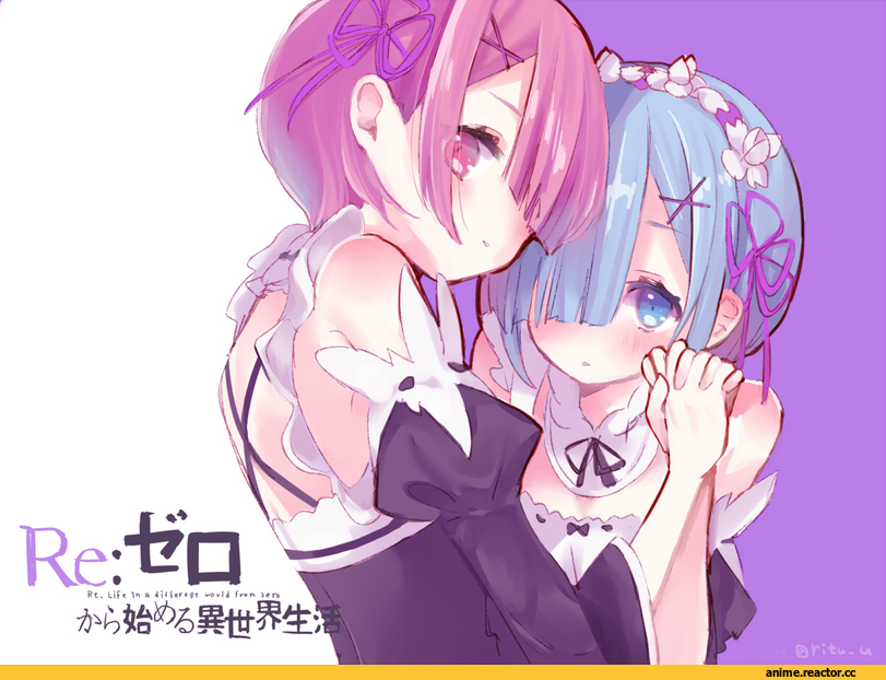 Ram (Re Zero), Re Zero Kara Hajimeru Isekai Seikatsu, Rem (re zero), Anime Paint, Anime Art, ritsu (utaelhn), Anime