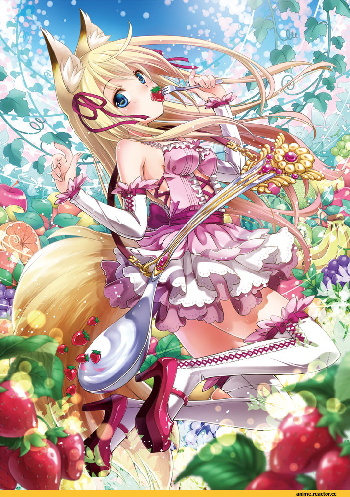 Anime Original, Kitsune, Animal Ears, Anime