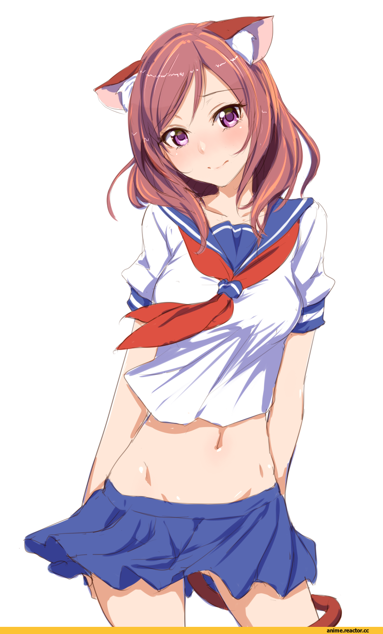 Love Live!, Nishikino Maki, Неко, Animal Ears, Anime