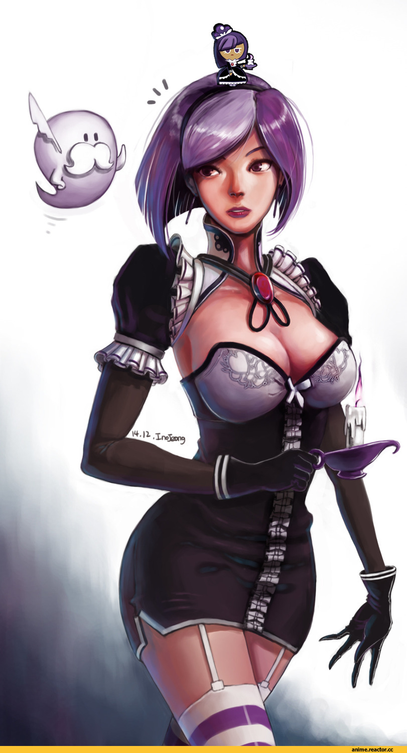 blackberry cookie, cookie run, Anime Art, Maid, Anime