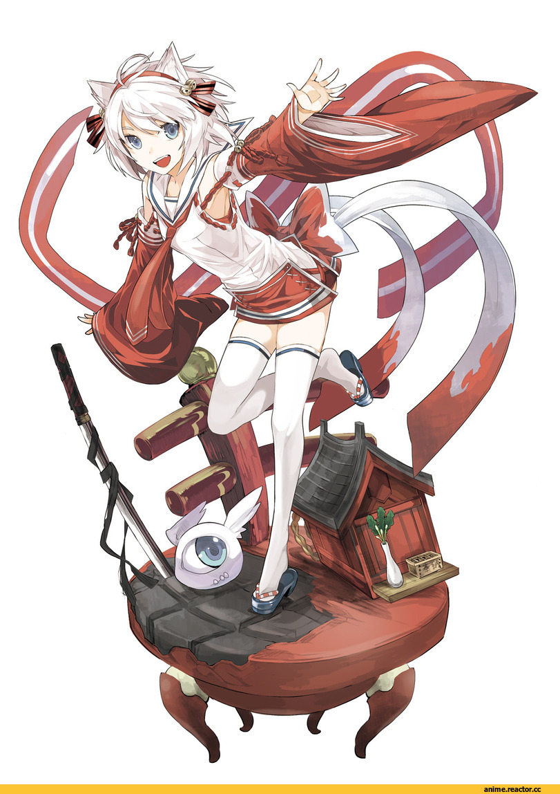 Anime Original, Animal Ears, Kitsune, Anime