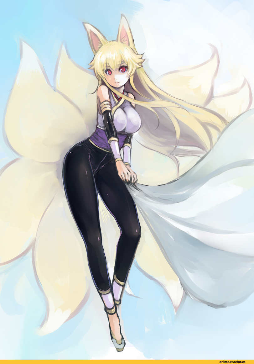 izuna, shinrabanshou, Animal Ears, Kitsune, Anime