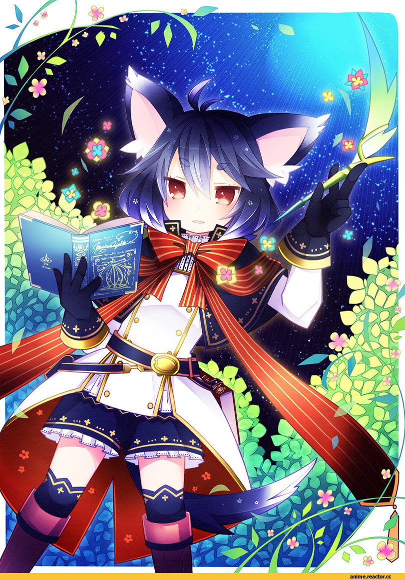 Anime Original, Pixiv Fantasia Fallen Kings, neko, Animal Ears, Anime