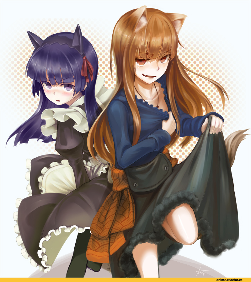 Ore no Imouto ga Konnani Kawaii Wake ga Nai, Kuroneko, Ruri Goko, Spice and Wolf, Inumimi, Animal Ears, Horo, Anime