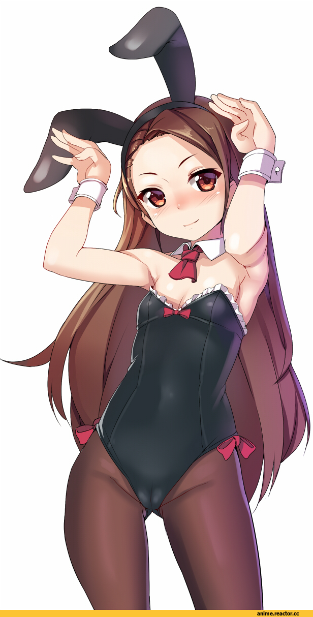 Minase Iori, Idolmaster, mokyu (kukoudesu), Bunnysuit, Usagimimi, Animal Ears, Anime