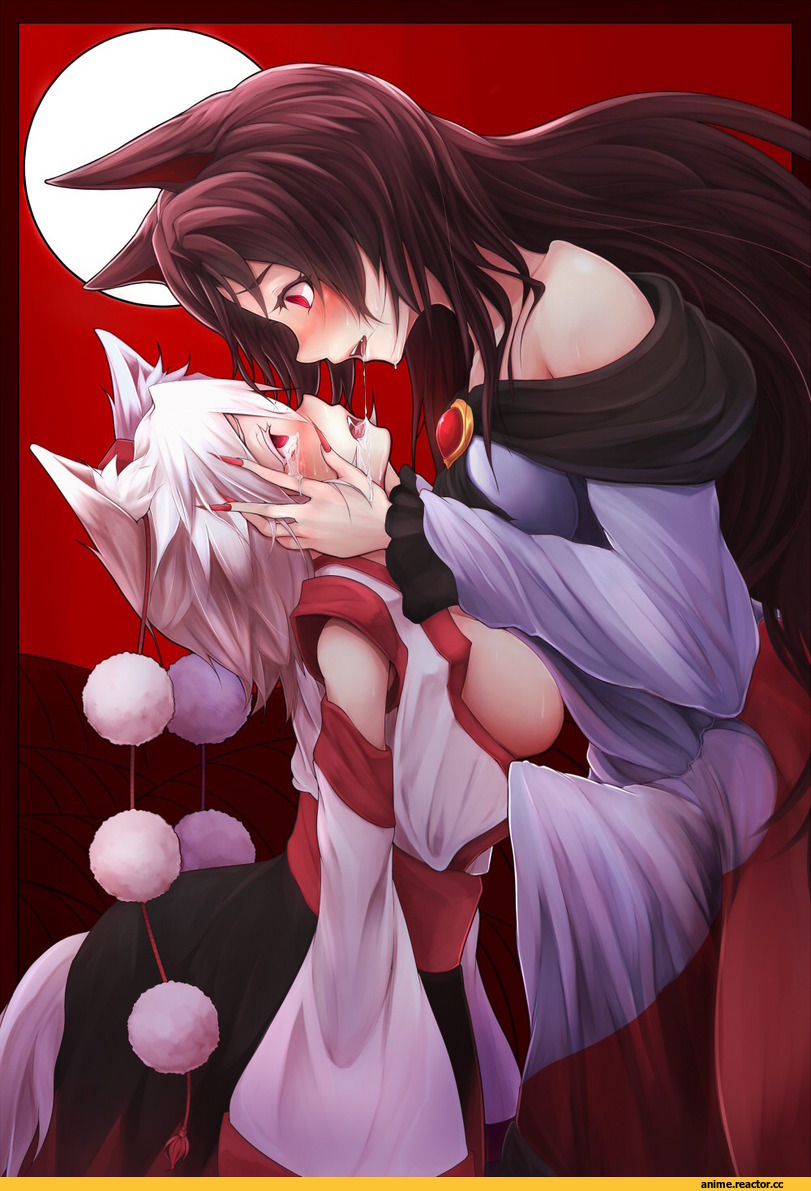 touhou, Imaizumi Kagerou, Inubashiri Momiji, Inumimi, Animal Ears, Anime