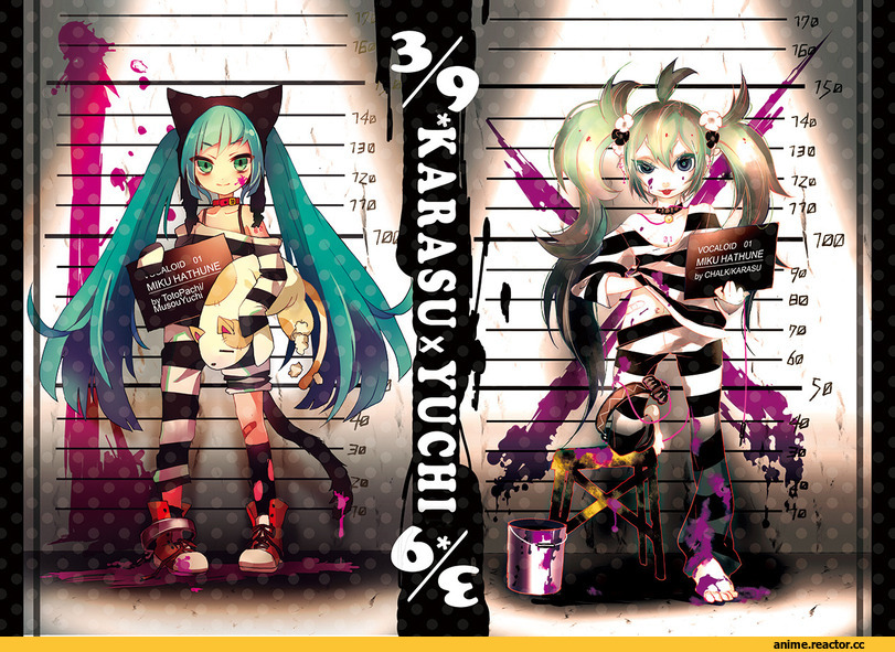 Vocaloid, Hatsune Miku, Неко, Animal Ears, Anime