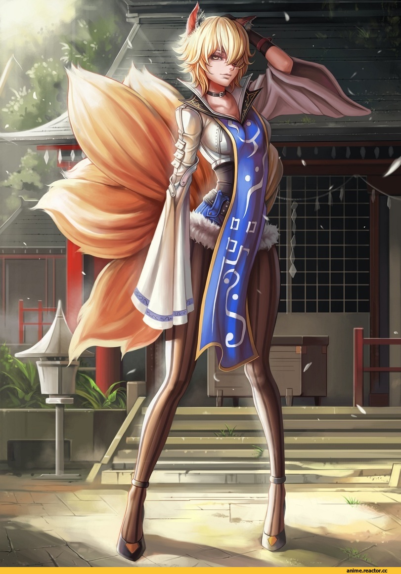 Touhou Project, Yakumo Ran, Animal Ears, Kitsune, Anime