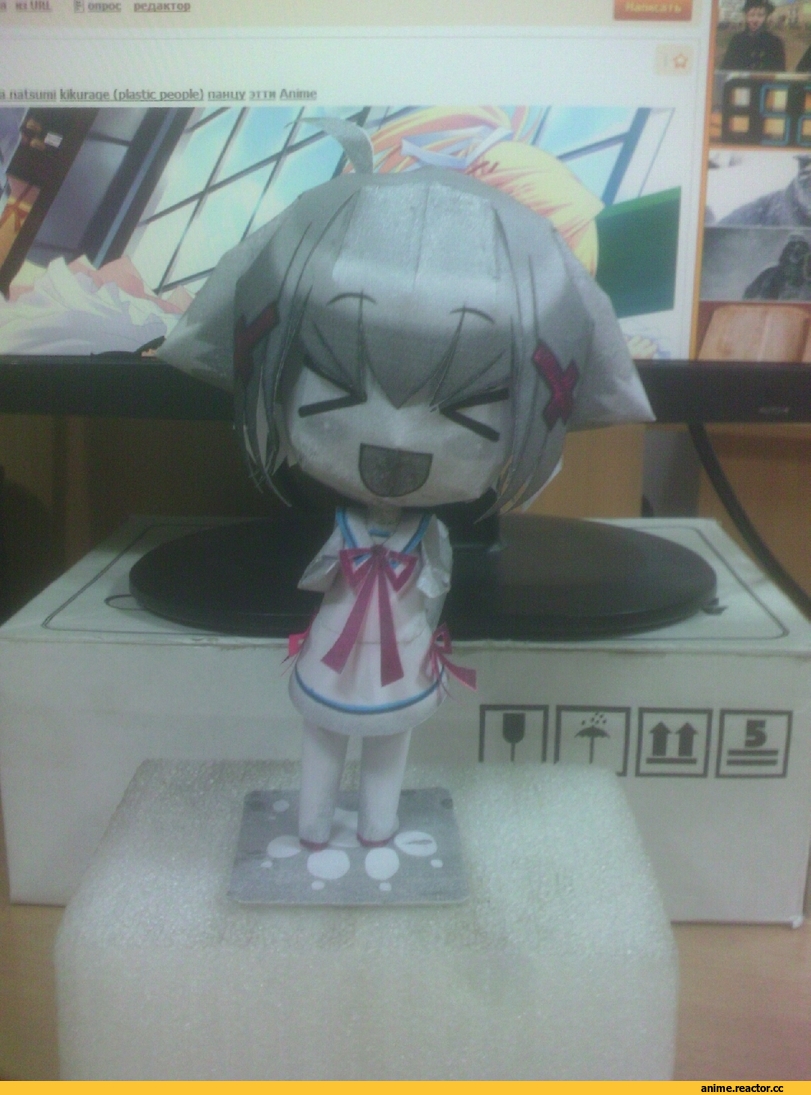 papercraft, DIY, Kitsune, Animal Ears, Anime