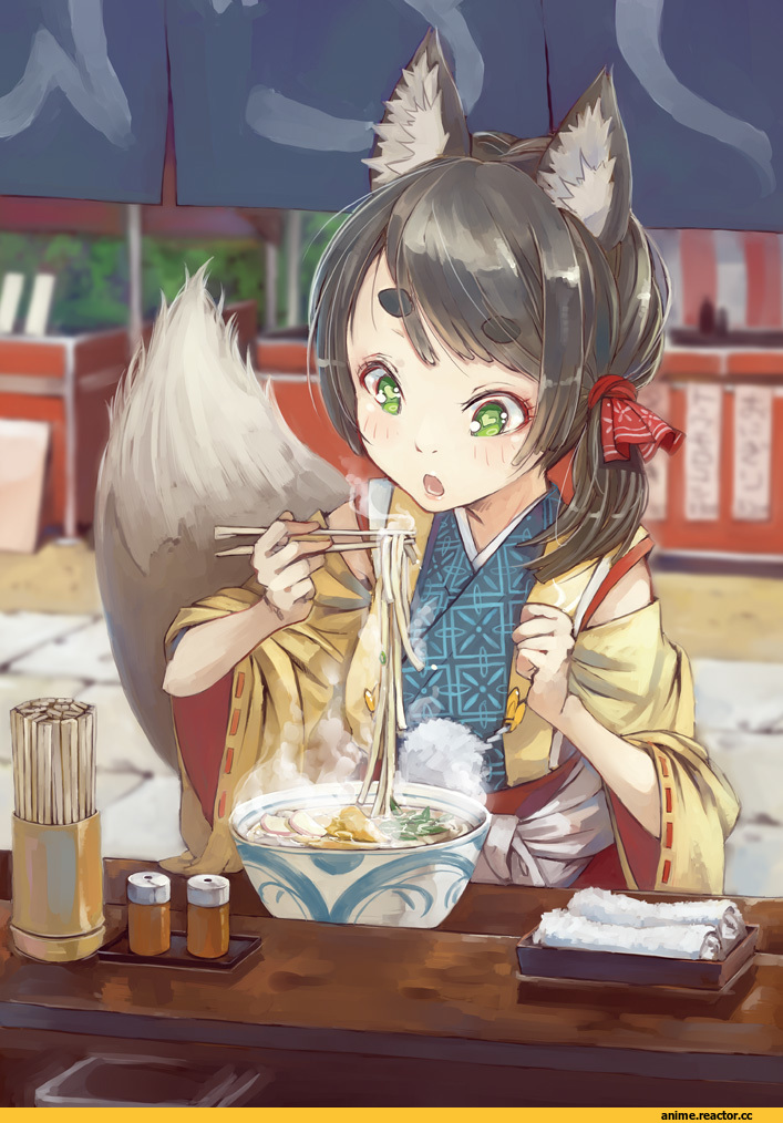 Anime Original, Kitsune, Animal Ears, Anime
