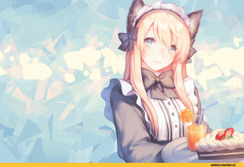 sx (shouhou02), Anime Original, Anime Art, Animal Ears, Maid, nekomimi, Anime