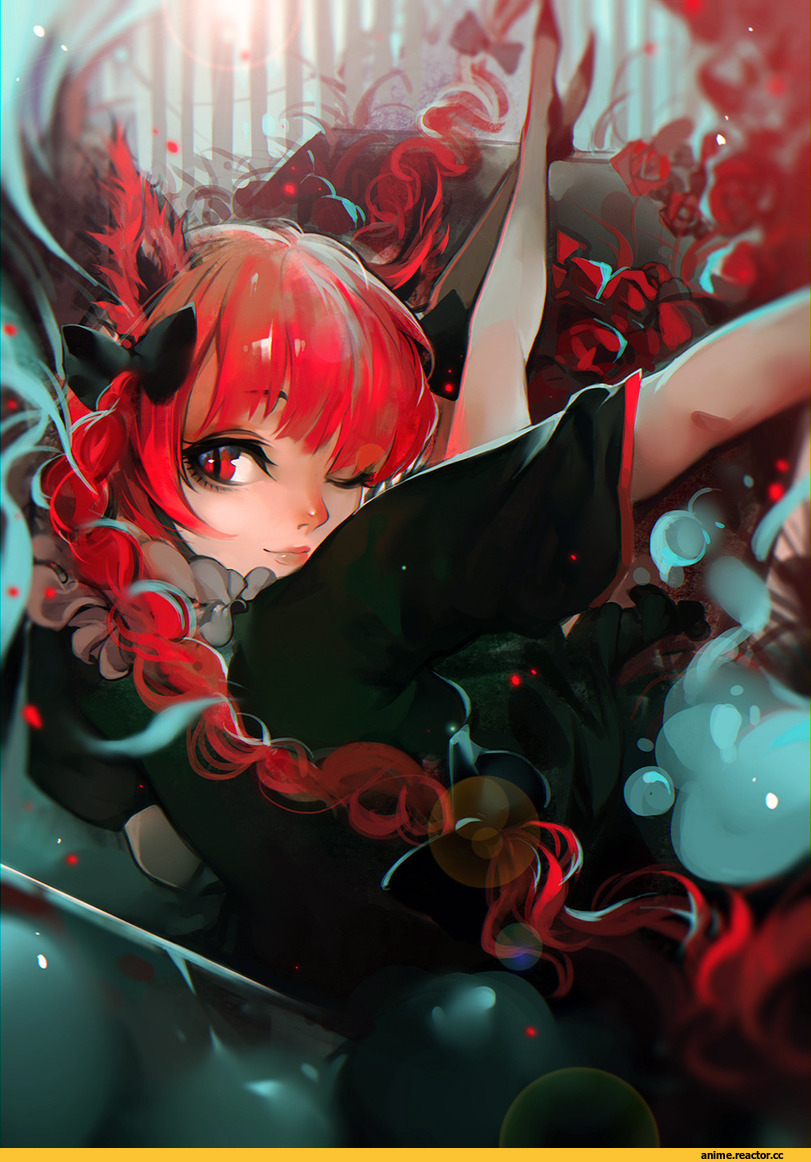Touhou Project, Kaenbyou Rin, Animal Ears, Nekomata, Anime