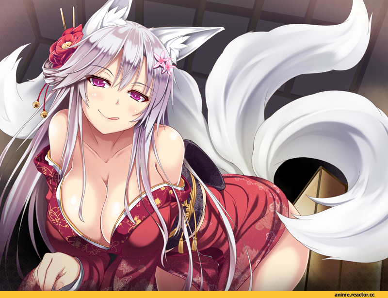 utsurogi akira, Anime Original, Kitsune, Animal Ears, Yukata, Anime